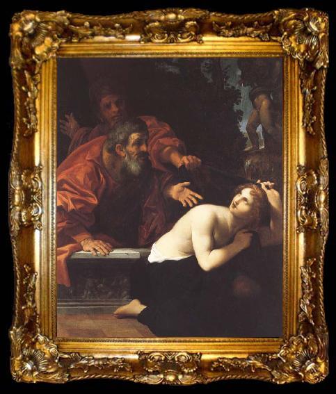 framed  Ludovico Carracci Susannah and the Elders, ta009-2